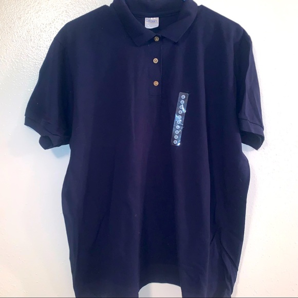Gildan Tops - Gildan Blue Ladies XL Polo Shirt